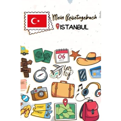 Abbildung von Mein Reisetagebuch Istanbul: Kinder Reise Journal Aktivitätsbuch zum Ausfüllen, Malen und Einkleben Urlaubstagebuch Selberschreiben für Mädchen Jungen