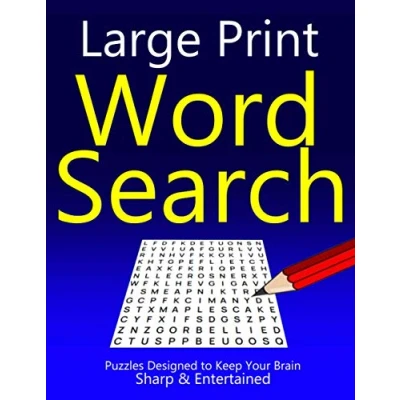 Abbildung von Large Print Word Search: Puzzles Designed to Keep Your Brain Sharp &amp; Entertained