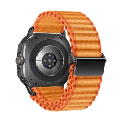 Abbildung von Trail Armband für Samsung Galaxy Watch Ultra 47mm Herren/Damen,Leicht Weich Nylon Stoff Sport Band 47 mm,Sportarmband 7