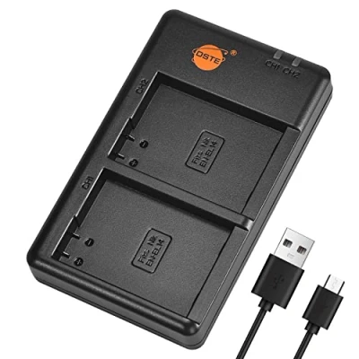 Abbildung von DSTE MH 24 Batterie USB Dual Quick Ladegerät Compatible für EN EL14,EN EL14a,Nikon Coolpix P7000, P7100, P7700, Df, D3100, D3200, D5100, D5200, D5300 Camera