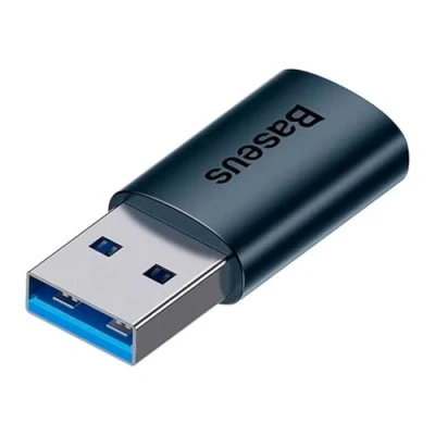 Abbildung von Baseus Converter Ingenuity Series Mini OTG Adapter USB A 3.1 Stecker auf Typ C Buchse Blau (ZJJQ000103)