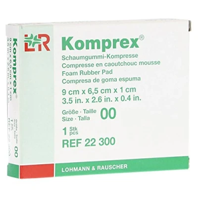 Abbildung von Komprex Schaumgummi Kompr. Größe 00 oval