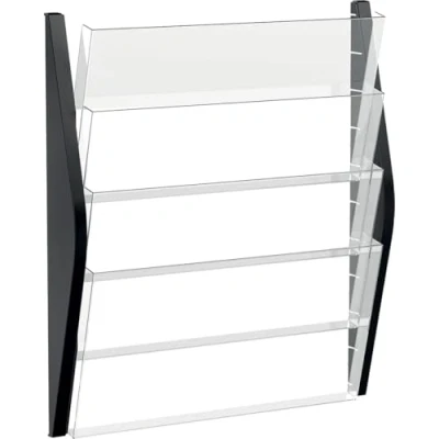 Abbildung von helit H6270495 Wandbogendisplay „the arc“ 4 x DIN A3 quer, schwarz