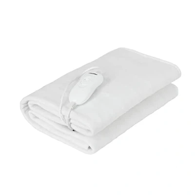 Abbildung von Mesko MS7419 Wärmeunterbett, 150 x 80cm, Abschaltautomatik, Überhitzungsschutz, 3 Temperatursstufen, Bettwärmer fur Einzel Bett, Waschbar, Elektrisches Matratzenheizung, Weiß, 60W