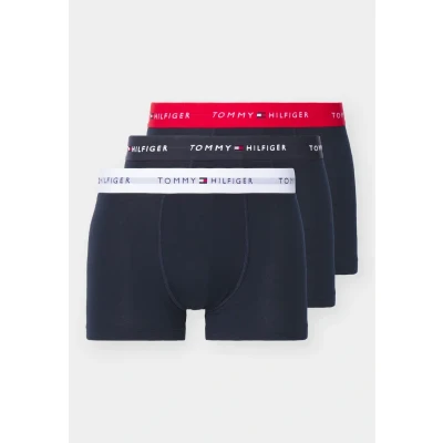 Abbildung von Tommy Hilfiger Signature 3 PACK Boxerbriefs, Herren, Größe: Small, Primary red/white/desert sky
