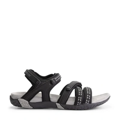 Abbildung von Travelin Leira Trekkingsandale, Damen, Größe: 39, Black Schuhe