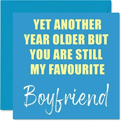 Abbildung von Lustige Geburtstagskarten für Freund Another Year Older Still My Favourite Banter Happy Birthday Karte von Freundin Geburtstagsgeschenke, 145 mm x Witz Humor Grußkarten Geschenk Partner