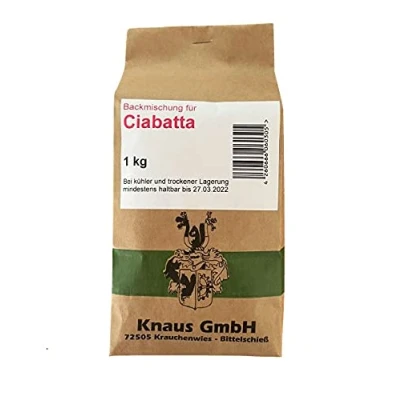 Abbildung von Backmischung Ciabatta 1 kg / Brot Backen Mischung Mehl