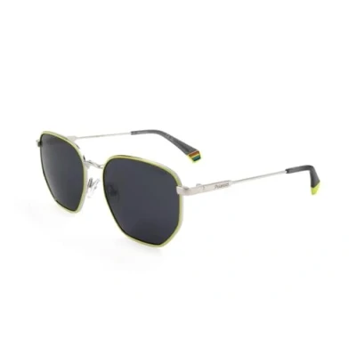 Abbildung von POLAROID Unisex PLD 6214/S/X Sonnenbrille, Palladium Gelb, 56