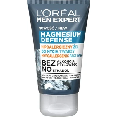 Abbildung von L&#039;Oréal Paris Men Expert Magnesium Defense Hypoallergenes Gesichtsreinigungsgel 100ml