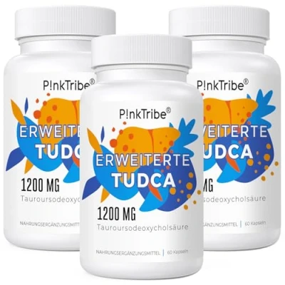 Abbildung von TUDCA Supplement 1200mg pro Portion, (3 Pack) 180 Kapseln, Ultra Strength Tauroursodeoxycholic Acid, Erstklassige Qualität