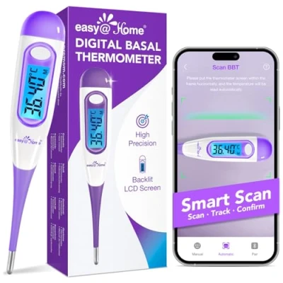 Abbildung von Easy@Home Basalthermometer Fruchtbarkeitsthermometer Ovulationstest zur Zykluskontrolle und Eisprung 1 St