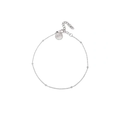 Abbildung von Singularu DOTS Fußkettchen silvercoloured, Damen, Größe: One Size, Silver coloured
