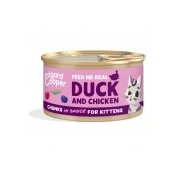 Abbildung von Edgard&amp;Cooper Kitten Chunks 85 g Katzenfutter Ente&amp;Huhn...