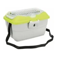 Abbildung von TRIXIE Tiertransportbox Transportbox Mini Capri hellgrau/grün