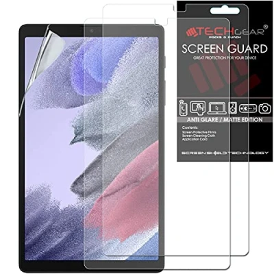 Abbildung von TECHGEAR 2 Stück Anti Glare Matt Displayfolie Kompatibel mit Samsung Galaxy Tab A7 Lite 8.7 Zoll, Displayfolie, Matte Blendschutz Schutz folie für 2021 (SM T220 / SM T225)
