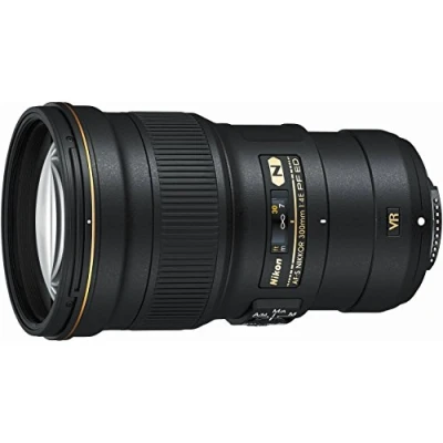 Abbildung von Nikon AF S Nikkor 300 mm 1:4E PF ED VR Objektiv inkl. HB 73/CL M3 schwarz
