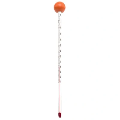 Abbildung von Lantelme Kochthermometer Teethermometer mit Holzkugel, 1 tlg., 24cm lang Holzkugel schnelle Reaktionszeit gut ablesbare Skala