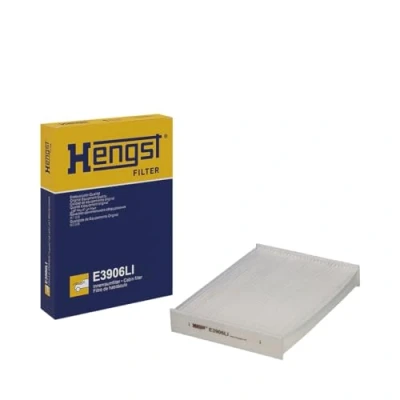 Abbildung von HENGST FILTER E3906LI Innenraumfilter Pollenfilter 250 180 36 NISSAN: X Trail, Qashqai 2, DACIA: Dokker Kombi, Lodgy, Express