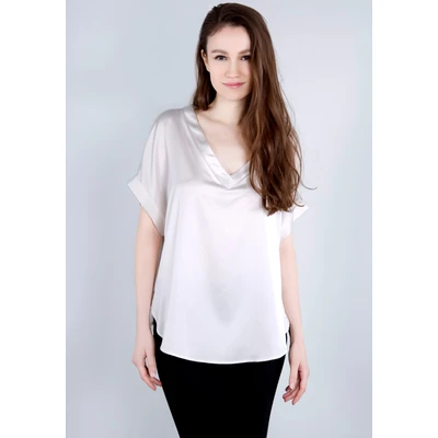 Abbildung von IMPERIAL Blusenshirt &quot;Lässiges Satiniertes Shirt mit abgerundetem Saum&quot;