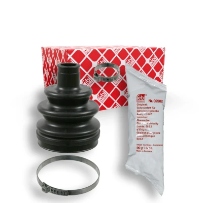 Abbildung von FEBI BILSTEIN 02721 Achsmanschette Vorderachse, radseitig Gummi OPEL: Corsa A CC, Astra F Caravan