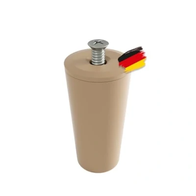 Abbildung von BAUHELD® Rolladen Stopper 40mm [8 Stück] Aussen Anschlagpuffer aus Kunststoff [Made in Germany] Rollladen Anschlagstopper inkl. Schrauben Passend auf Rolladenpanzer Lamellen Beige