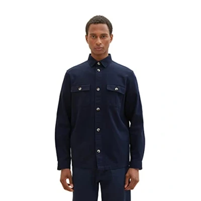 Abbildung von TOM Tailor Hemd, Herren, Größe: Medium, Sky captain blue