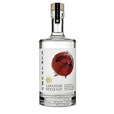 Abbildung von Wajos Kamayuzu Gin 42% vol 500ml mit Yuzu Geschmack für Tonic &amp; Cocktails Perfekt als Geschenk und Japan Fans