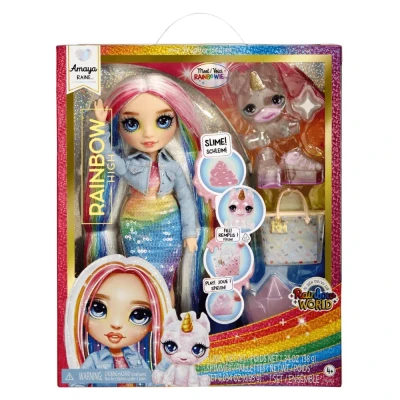 Abbildung von Rainbow High Anziehpuppe Classic Fashion Doll Amaya (rainbow)