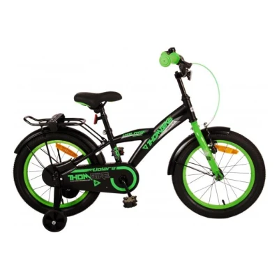 Abbildung von Volare Kinderfahrrad Thombike Jungen 16 oder 18 Zoll bis 60 kg 85% zusammengebaut, Luftbereifung, Stahlfelgen mit verstellbaren Speichen, 4 7 Jahre