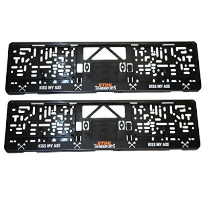 Abbildung von Stihl 04205600008 Kennzeichenhalter Timbersports Schwarz