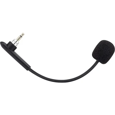 Abbildung von Ersatz Spielmikrofon für Logitech A Astro A40 Headset auf PS4 PS5 Xbox One PC, abnehmbares 3,5 mm Boom Mikrofon