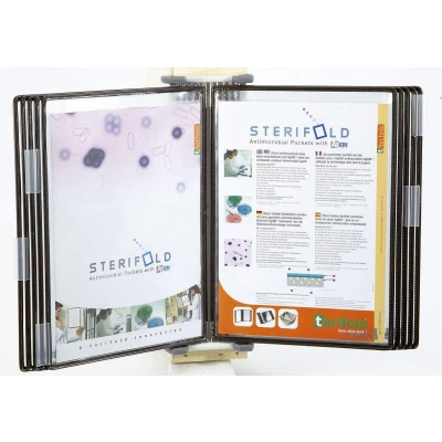 Abbildung von tarifold Wand Sichttafelsystem Wandsichttafelsystem A4 DIN Schwarz