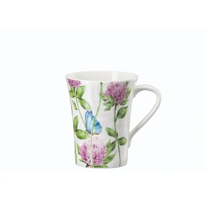 Abbildung von Hutschenreuther Nora Big Flowers Klee Becher mit Henkel