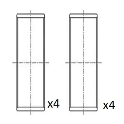 Abbildung von Pleuellager FAI AutoParts BB2068 STD