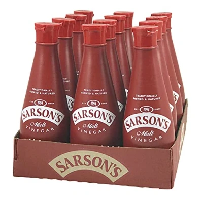 Abbildung von Sarsons Malt Vinegar Malzessig 12X 300ML Kunststoff Flasche importiert von Shestore24