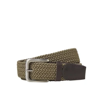 Abbildung von Jack &amp; Jones Jacspring BELT Flechtgürtel, Herren, Größe: 100, Oxford tan