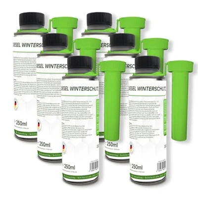 Abbildung von Flotex® Winterschutz für Diesel 6x250ml Additiv Frostschutz Dieselmotoren &amp; Heizsysteme Hoch ergiebig 1:200 bis 33 Grad Fließverbesserer
