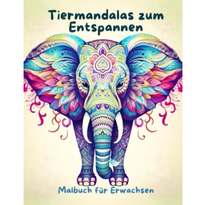 Abbildung von Tiermandalas zum Entspannen Malbuch für Erwachsen: 100 Illustrationen Meditative Malzeit: Finden Sie Ruhe durch tierische Mandalas
