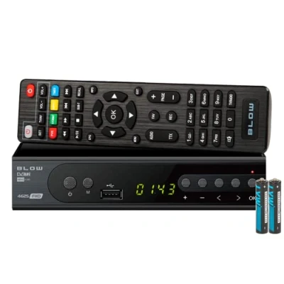 Abbildung von Blow 4625FHD H.265 Digitaler Terrestrischer TV Decoder Reciever DVB T2 mit Fernbedienung EPG HDMI USB