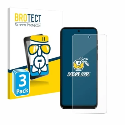 Abbildung von BROTECT Schutzglas für Motorola Moto G14 (3 Stück) Schutzfolie Panzer Folie Glas [Extrem Kratzfest 9H, Anti Fingerprint, Ultra Transparent]