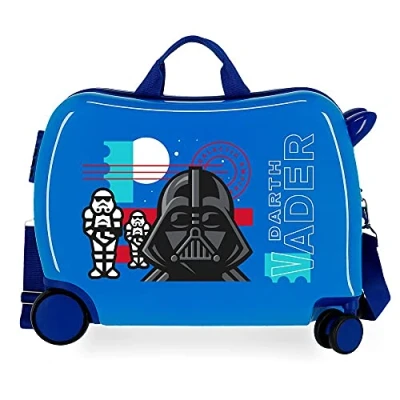 Abbildung von Star Wars Galactic Empire Kinderkoffer, Blau, 50 x 38 20 cm, starr, ABS, seitlicher Zahlenkombinationsverschluss, 34 l, 1,8 kg, 4 Räder, Handgepäck.