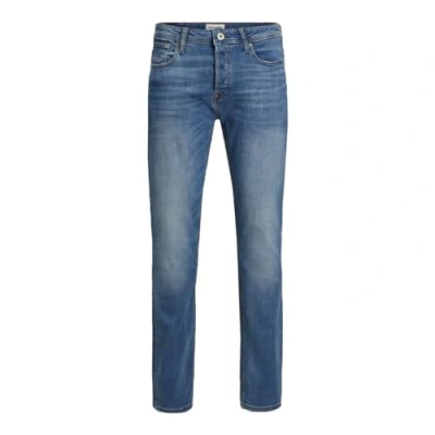 Abbildung von JACK &amp; JONES Herren Jeans Hose JjiTim JjOriginal Denim Straight Fit, Farbe:Blau, Jeans/Hosen Neu:33W / 30L