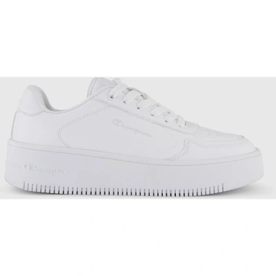 Abbildung von Champion LOW CUT Rebound Platform Basketball Sneaker low, Damen, Größe: 40.5, White Pu