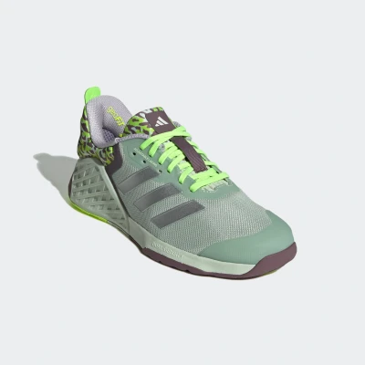 Abbildung von adidas Performance Dropset 3 GFX Trainingsschuh, Damen, Größe: 43 1/3, Linen green/silver metallic/lucid lemon Schuhe