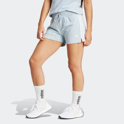 Abbildung von adidas Sportswear Essentials 3STRIPES kurze Sporthose, Damen, Größe: Large, Blue