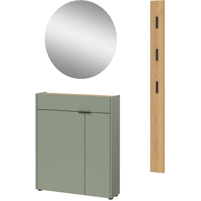 Abbildung von GERMANIA Garderoben Set &quot;GW Ameca&quot;, (3 St.), beinhaltet: Schrank, Spiegel und Garderobenpaneel