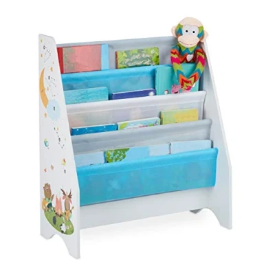 Abbildung von relaxdays Bücherregal Kinder Bücherregal, A
