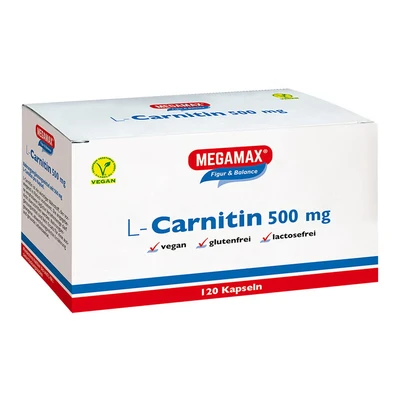 Abbildung von MEGAMAX L Carnitin 500 mg 120 St