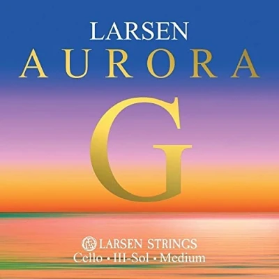 Abbildung von LARSEN STRINGS Cello Saiten Aurora G 4/4 Medium